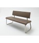 Banc avec Dossier en Cuir Simili Design