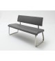 Banc avec Dossier en Cuir Simili Design