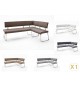Banc D'angle de Table avec Dossier