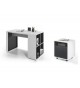 Bureau Design Blanc & Gris
