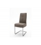 Chaise Simili Cuir Aspect Buffle avec Poignée