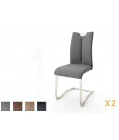 Chaise Simili Cuir avec Poignée
