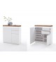 Meuble D'entrée Design Blanc & Bois