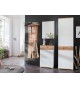 Meuble D'entrée Vestiaire Design Blanc & Bois
