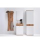 Meuble D'entrée Vestiaire Design Blanc & Bois