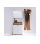 Vestiaire Design et Range-Chaussures Blanc & Bois