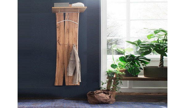 Porte Manteaux Mural Design en Bois