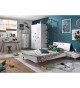 Chambre Ado Moderne Blanche et Bois