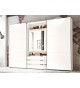 Armoire de Chambre avec Miroir Rotatif à 180°