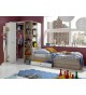 Lit Simple et Armoire Dressing D'angle