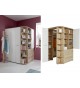 Lit Simple et Armoire Dressing D'angle