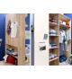 Lit Simple et Armoire Dressing D'angle