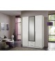 Armoire Penderie - 3 Portes / 2 Tiroirs pas Cher