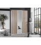 Armoire Penderie Chêne & Blanche pas cher