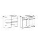 Armoire Double Penderies Blanche - Meuble Design