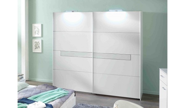 Armoire Double Penderies Blanche - Meuble Design
