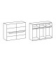 Armoire Triple Penderies Blanche - Meuble Design
