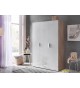 Dressing & Rangement Blanc - Chêne - 3 Portes / 2 Tiroirs