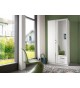 Armoire Blanche - 2 Portes / 2 Tiroirs