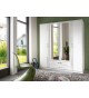 Armoire Blanche - 4 Portes / 2 Tiroirs