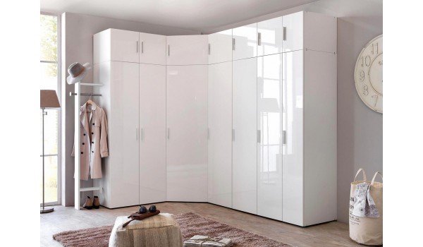 Placard & Dressing D'angle Blanc