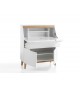Bureau - Secrétaire Blanc & Bois Scandinave