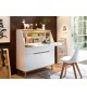 Bureau - Secrétaire Blanc & Bois Scandinave