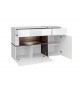Meuble Buffet Design Blanc & Bois