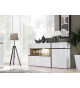 Meuble Buffet Design Blanc & Bois