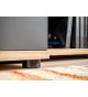 Meuble TV Design Led Gris & Bois