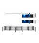 Meuble TV Design Led Noir et Blanc
