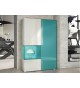 Vitrine de salon design coloris au choix