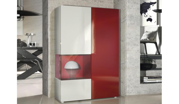 Vitrine de salon design coloris au choix