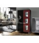 Salon vitrine et rangement 2 portes