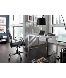 Table de bureau blanc laqué design