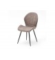 Chaise en tissu design pas cher- Coloris grise ou sable