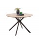 Table ronde design pas cher bois & métal
