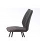 Chaise design en tissu pas cher - Tissu gris ou sable