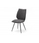 Chaise design en tissu pas cher - Tissu gris ou sable