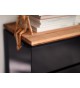 Meuble TV noir et bois design
