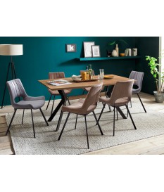 Table en bois rectangulaire pas cher