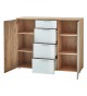 Buffet blanc et bois