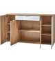 Buffet blanc et bois