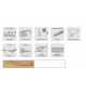 Dressing et rangement blanc et bois