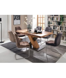 Table à manger bois massif extensible/+ 12 Personnes