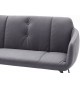 Banc d'intérieur design avec dossier / Gris ou marron