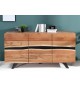Buffet bois massif et métal 150 cm / Acacia