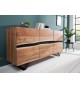 Buffet bois massif et métal 150 cm / Acacia