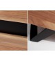 Buffet bois massif et métal 150 cm / Acacia