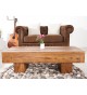 Table basse bois massif / Rectangulaire 100 cm